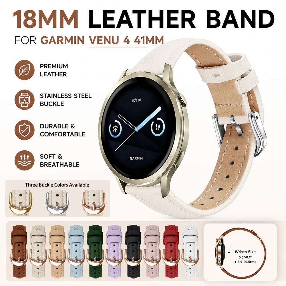 Leather Strap Quick Release - Skórzany pasek 18 mm z szybkozłączką