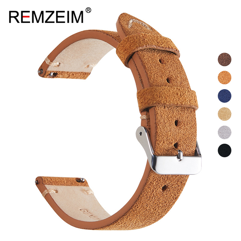 Vintage ręcznie robiony miękki – Suede Strap Watch recenzja i cena