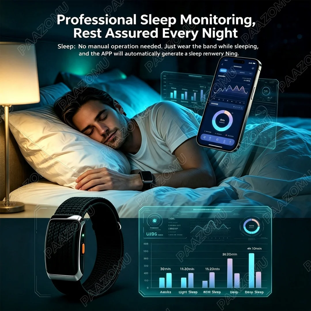 2026 Nowy bezekranowy monitor  – Canvas Strap Watch recenzja i cena