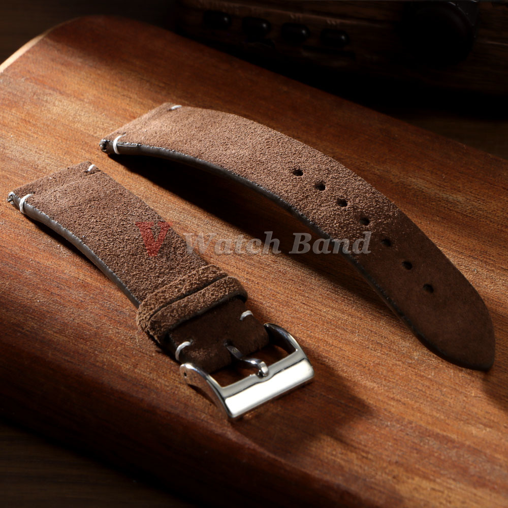 20mm 22mm wysokiej jakości zam – Suede Strap Watch recenzja i cena