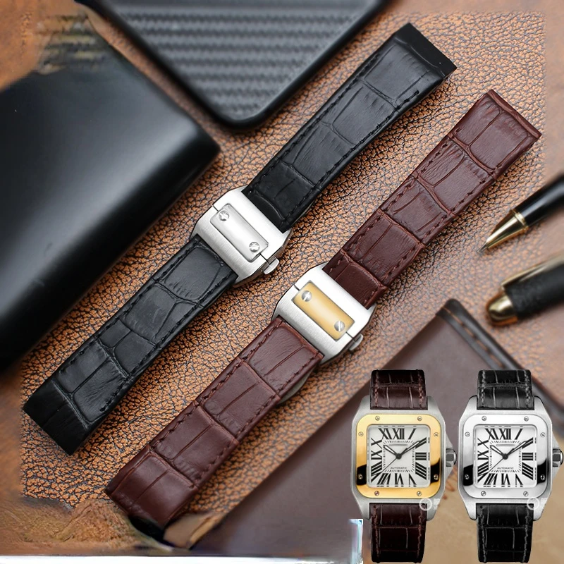 Pasek do zegarka z prawdziwej  – Cartier Watch Santos recenzja i cena