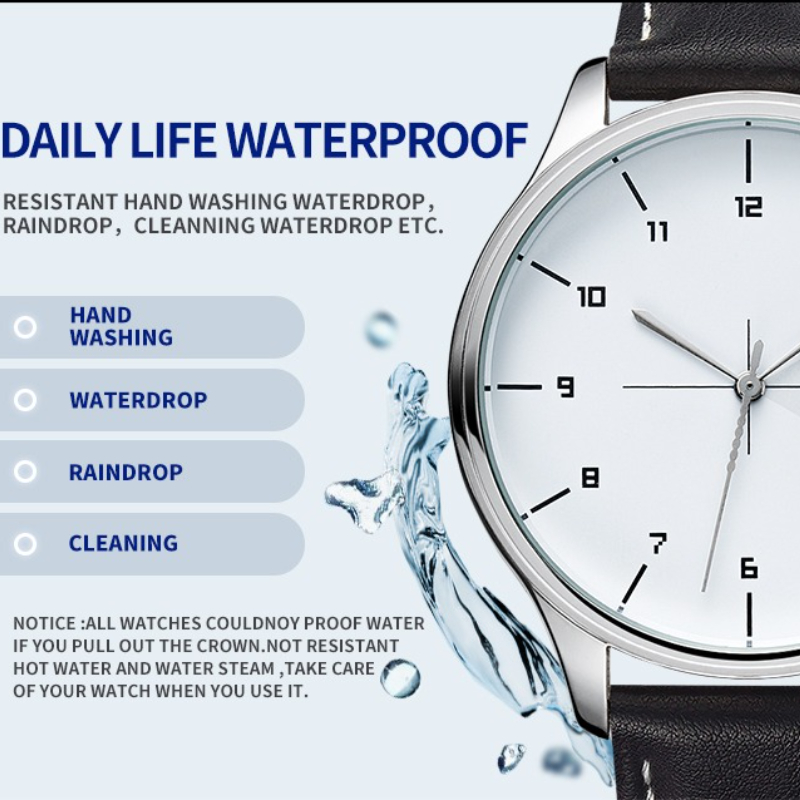 Zegarki kwarcowe YAZOLE dla mę – Leather Watch Band Men recenzja i cena
